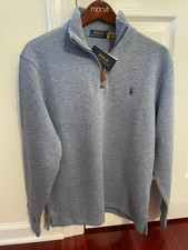Maglione pullover manica lunga blu POLO RALPH LAUREN nuovo taglia M