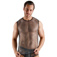 Smanicato Rete e Strass Maglia