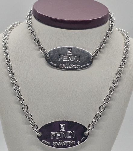 Set collana bracciale fendi - collana,