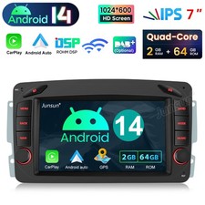 Autoradio Android 14 per Mercedes Benz CLK W209 W203 W463 W168 GPS Navi CarPlay