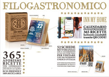 Calendario filosofico/gastronomico 2026  -365 fogli- Unico, il più completo, ECO