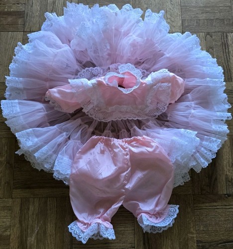 Abito vintage bambina set