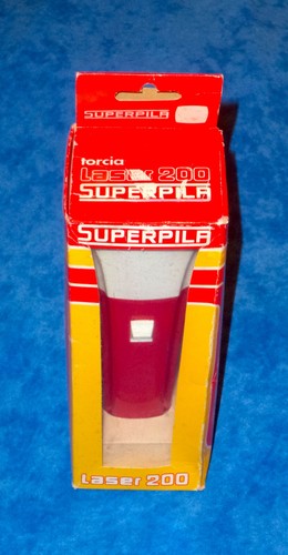 Superpila torcia vintage laser - superpila,
