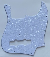 For Fit Fender Geddy Lee Bass Style battipenna chitarra 4 strati bianco perla