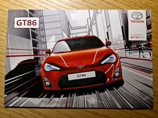 Brochure depliant toyota gt86 - brochure,