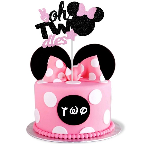 Cake topper twodels - , rosa