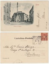 ROMA - PIAZZA DI SPAGNA - VIAGG. 1899 -88203-
