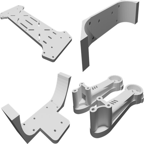 Kit telaio drone firefly per - telaio,