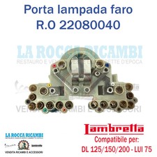 Porta lampada lambretta - lampada, dl