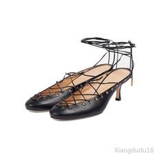 Sandalo donna pelle mules