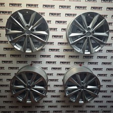 4  Cerchi In Lega Originali Nissan Qashqai 17 Pollici 7 J ET40 4ea1a Nuovi 