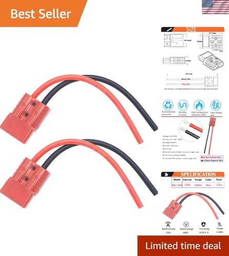 Connettore batteria 120a awg - 120a, 6