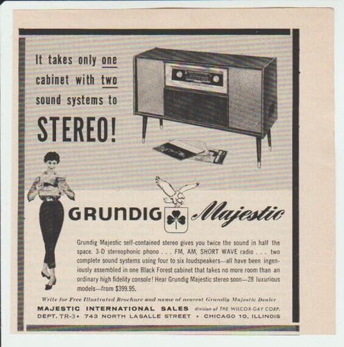 Grundig majestic stereo radio - majestic,