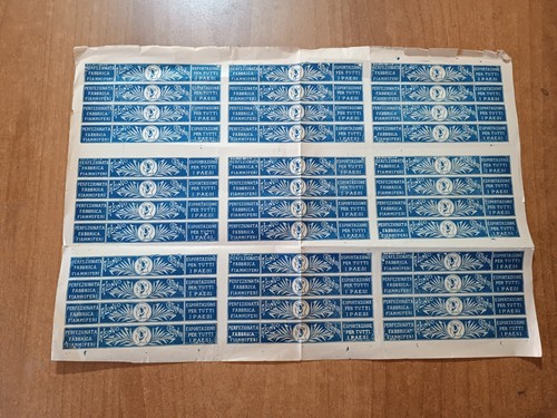 Foglio etichette - foglio,