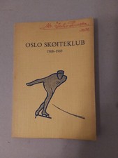 OSLO  SKOITEKLUB  1968-1969  PATTINAGGIO SU GHIACCIO  ARBOK (CAMPIONATI EUROPA)