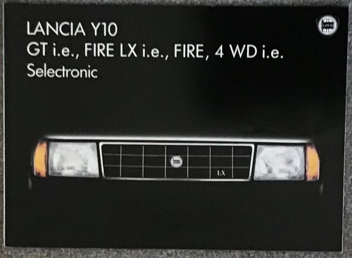 Lancia y10 range brochure - range,