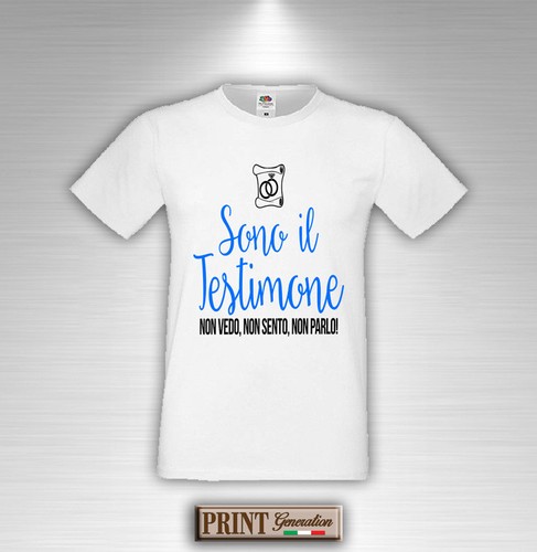 Shirt sono testimone non - sono, il