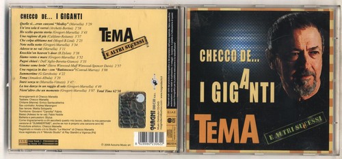 Checco giganti tema - cd,