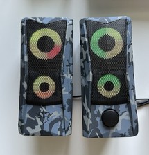 GXT 606 Javv Casse PC 2.0, 12 W, Casse RGB, Alimentazione USB, Jack AUX 3.5mm