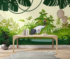 Carta da parati gru forestale