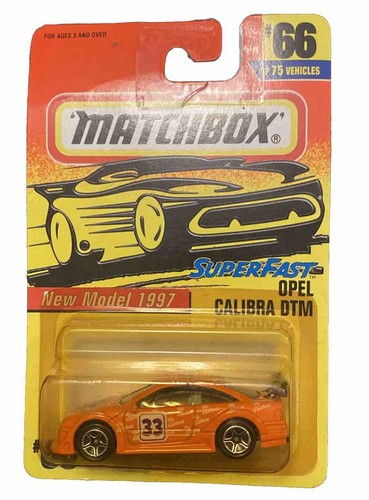 Matchbox 1996 arancione opel - matchbox,