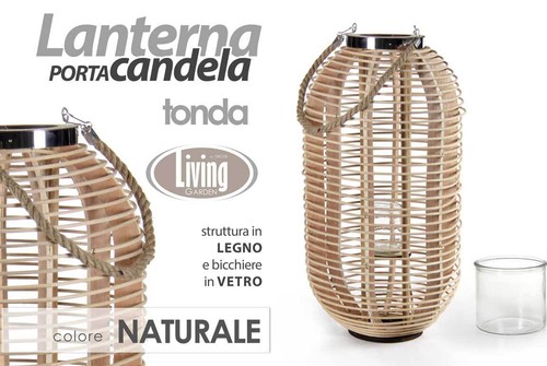 Lanterna portacandela terra - da,