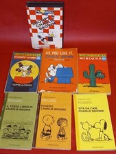 LOTTO CHARLIE BROWN, LIBRI + VHS, CHARLES M. SCHULZ, EDITORI VARI