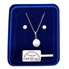 Set Collana Perla + Orecchini