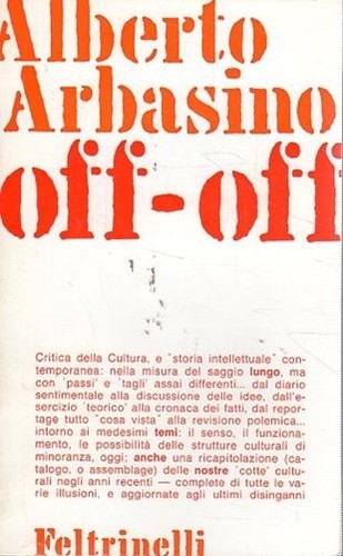 Off alberto arbasino - off-off, 1968