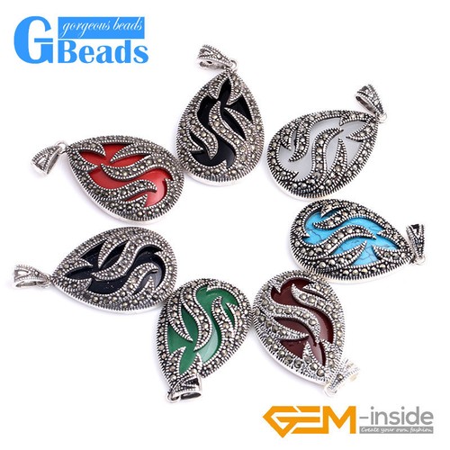 Collana perline goccia - perline,