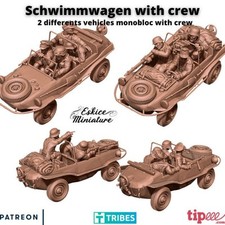 WWII Schwimmwagen tedesco con