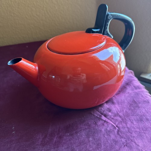 Bollitore tè rosso - , vintage