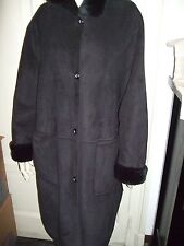 CAPPOTTO PELLICCIA ECOLOGICA SINTETICA MONTONE AGNELLO SHEEPSKIN FAUX FUR  50