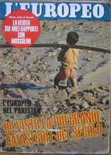 FERDINANDO SCIANNA PAKISTAN CATASTROFE CICLONE GANGE L'EUROPEO 1970 FOTO INEDITE