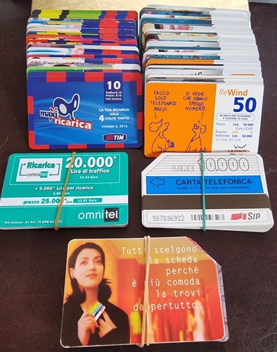 Lotto 242 carte telefoniche