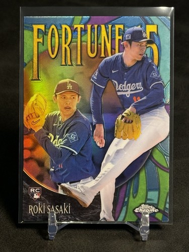 2025 topps chrome - roki, sasaki