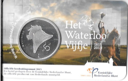 Coincard waterloo vijfje - "waterloo, vijfje"