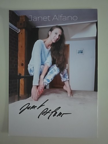 Autografo janet alfano - autografo,