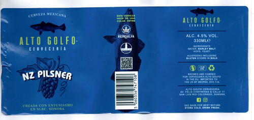Mexico beer can sticker - mexico,