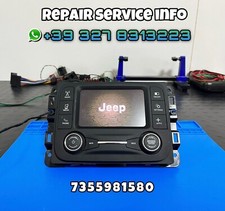 7355981580  RIPARAZIONE UCONNECT JEEP RENEGADE COMPASS  GARANZIA  1 ANNO