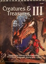 CREATURES & TREASURES III - NEW N/MINT - 1ST PRINTING 1994 - ROLEMASTER ICE#1430