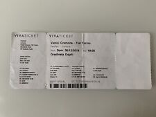 BIGLIETTO BASKET VANOLI CREMONA-FIAT TORINO 2018/‘19 PALLACANESTRO