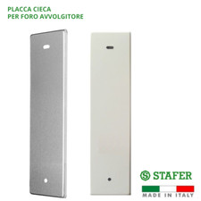 Placca cieca COPRIFORO avvolgitore tapparella Oro, Argento, Bronzo, Nero, Bianco