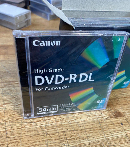 Set mini disc - canon, dvd-r