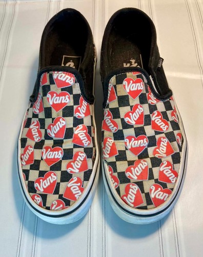 Vans scacchiera cuore slip - vans,