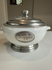 Zuppiera Zuppa in peltro