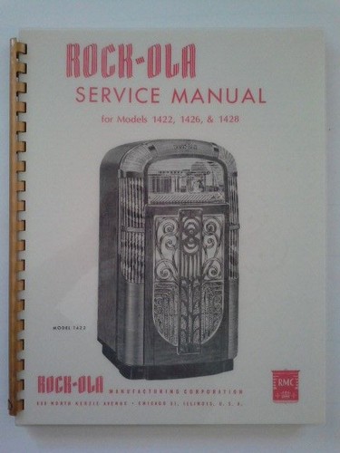 Rock ola service manual - manual, for