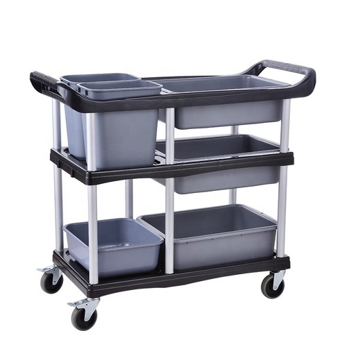 Carrello pulizia e - carrello, di