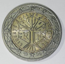 2 EUROS FRANCIA 1999 S/C CON