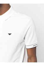 Emporio Armani Piquet White